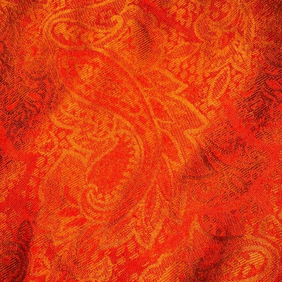 Giorgio Armani Red Paisley Skirt - Picture 6 of 8